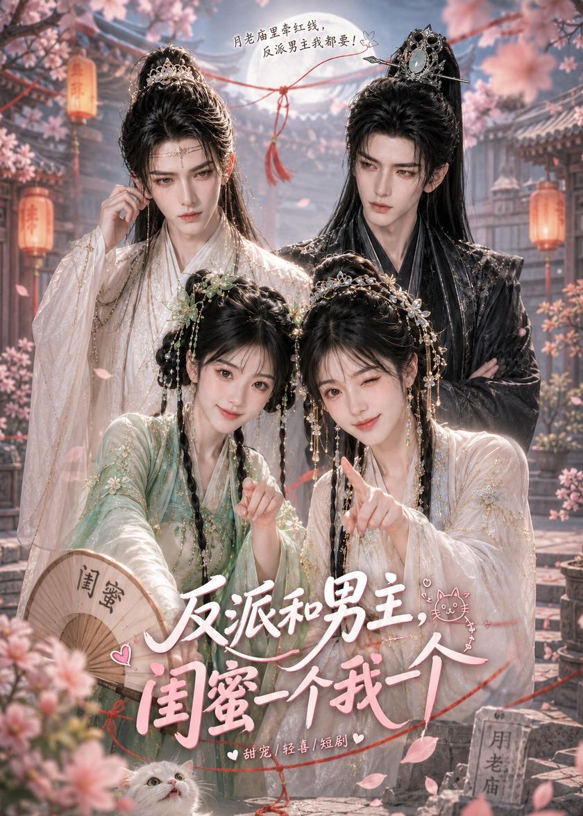 反派和男主,闺蜜一个我一个
