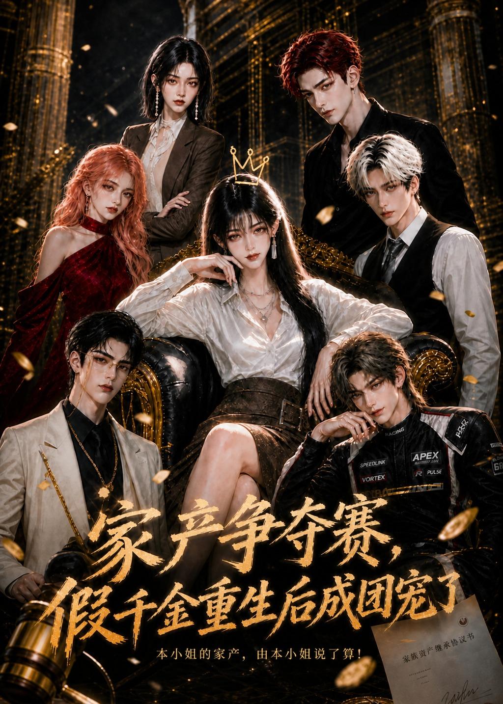 家产争夺赛,假千金重生后成团宠了